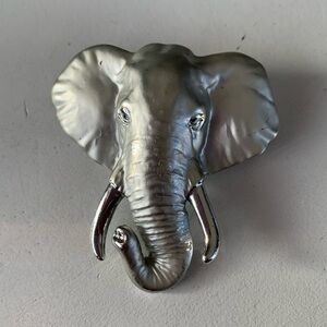 Elephant Brooch Costume Jewelry